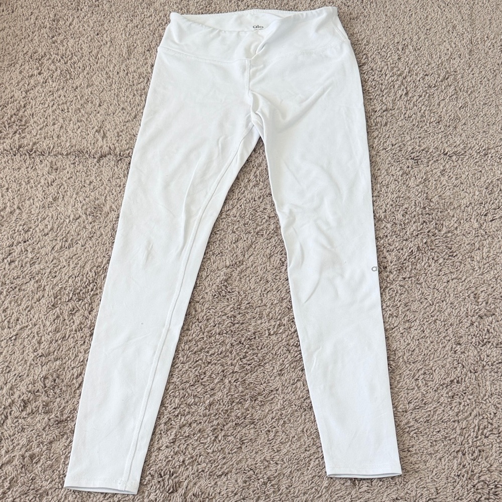 alo yoga white leggings